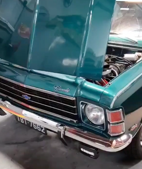 Opala 1975 Turquesa Metalico